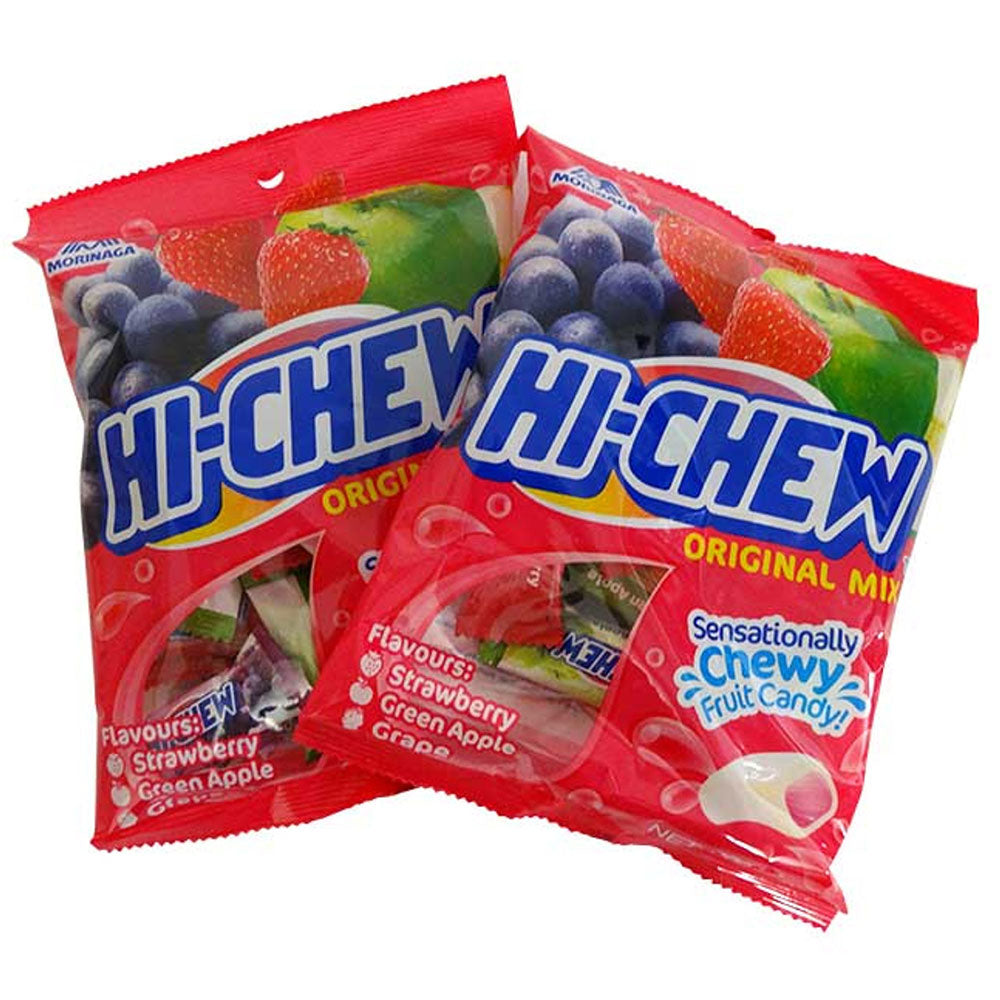 Hi-chew fruktig godteri vesker (6x100g)