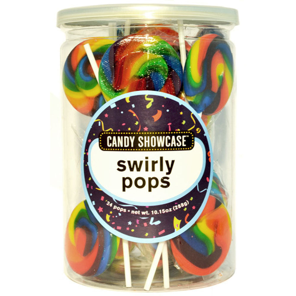 Candy Showcase Swirly Pops (24x12g)