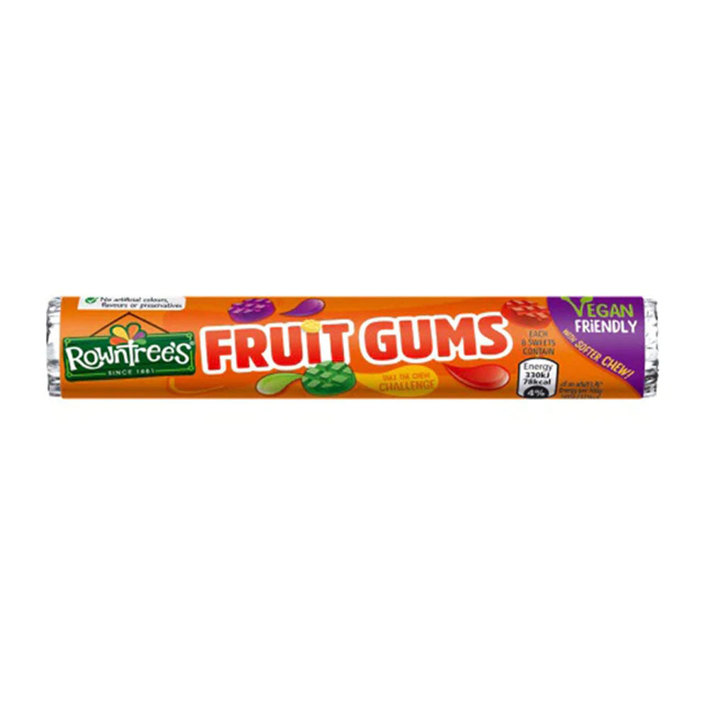 Rowntree Fruit Gums (27x47g Tubes)