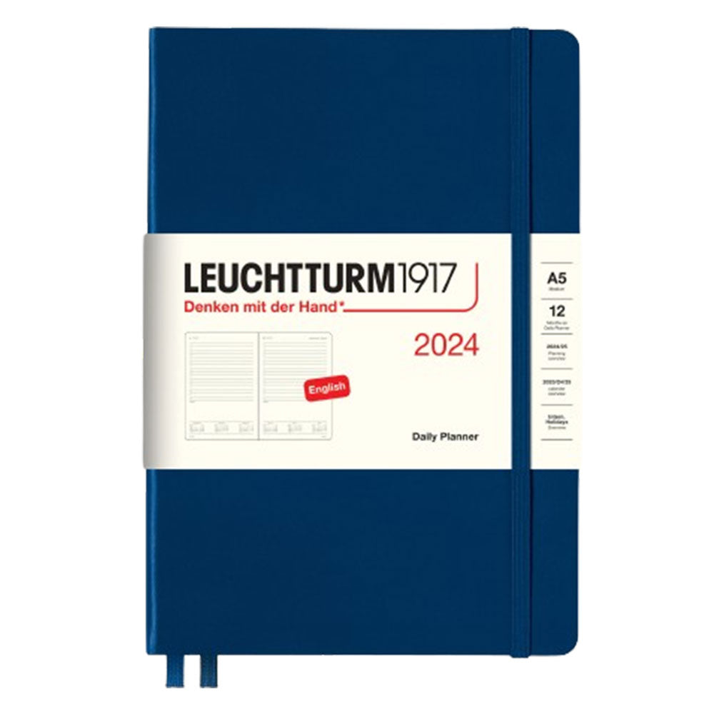 Pianificatore quotidiano Leuchtturm 2024 A5