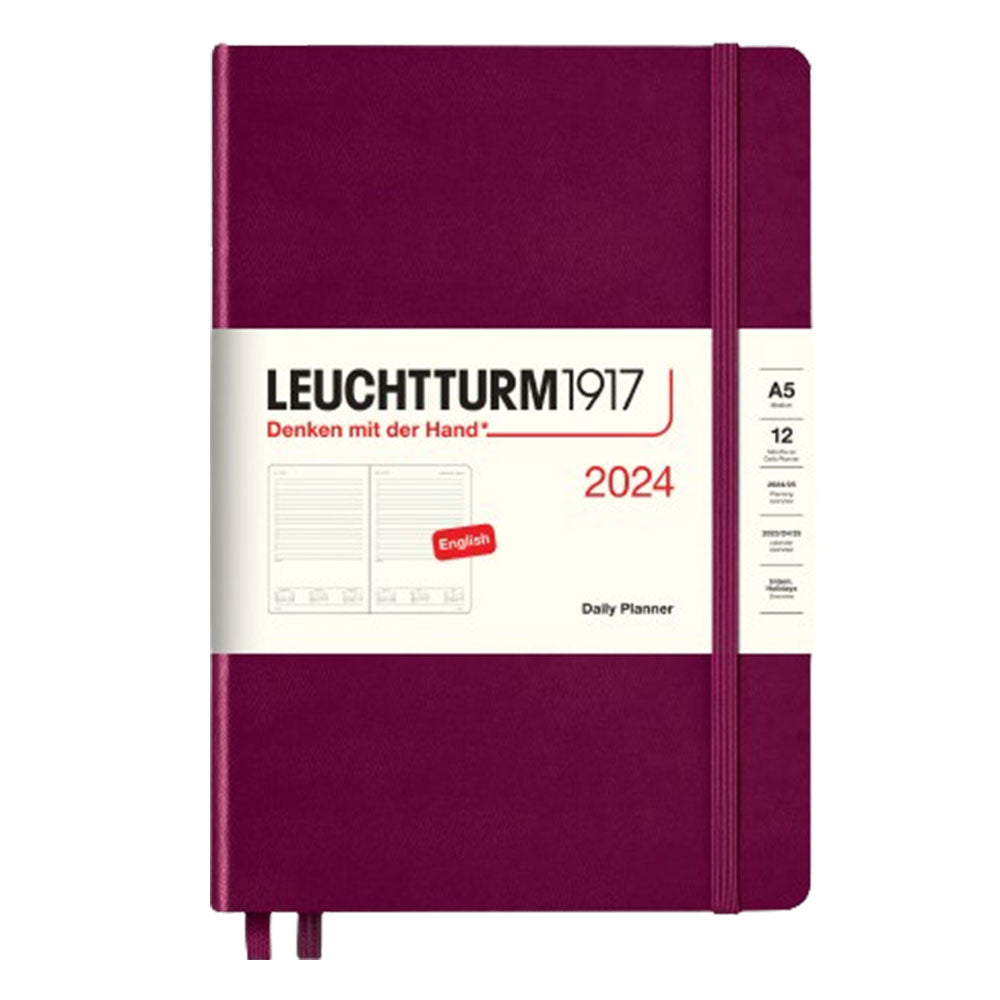 Pianificatore quotidiano Leuchtturm 2024 A5