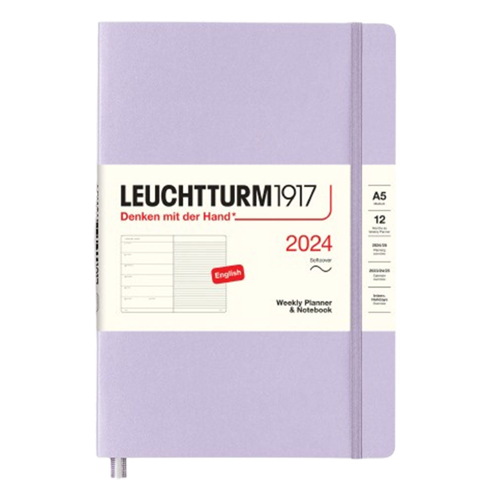 2024 A5 Week Planner & Notebook (SoftCover)