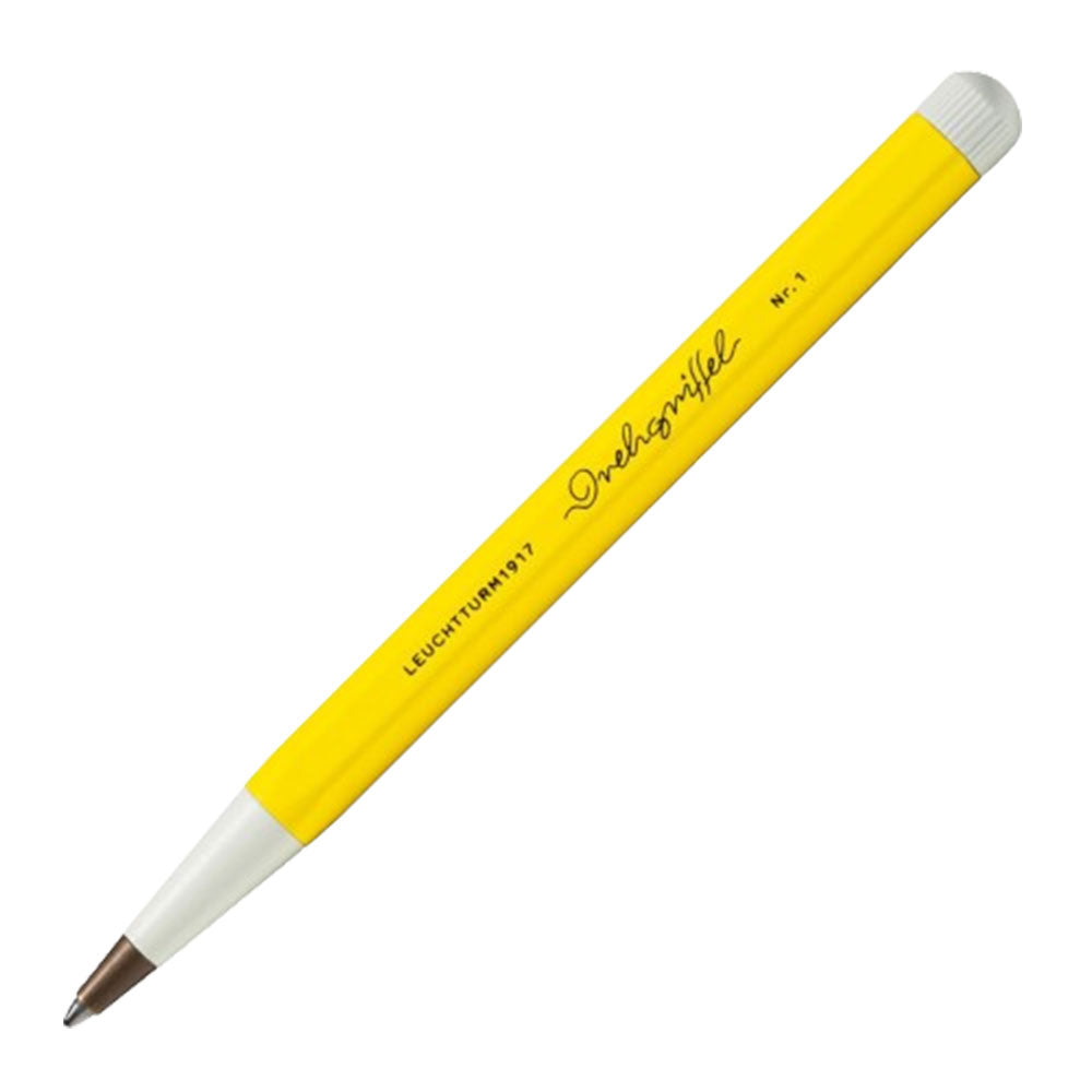 Drehgriffel R. Pen de toque medio de tinta azul (amarillo)