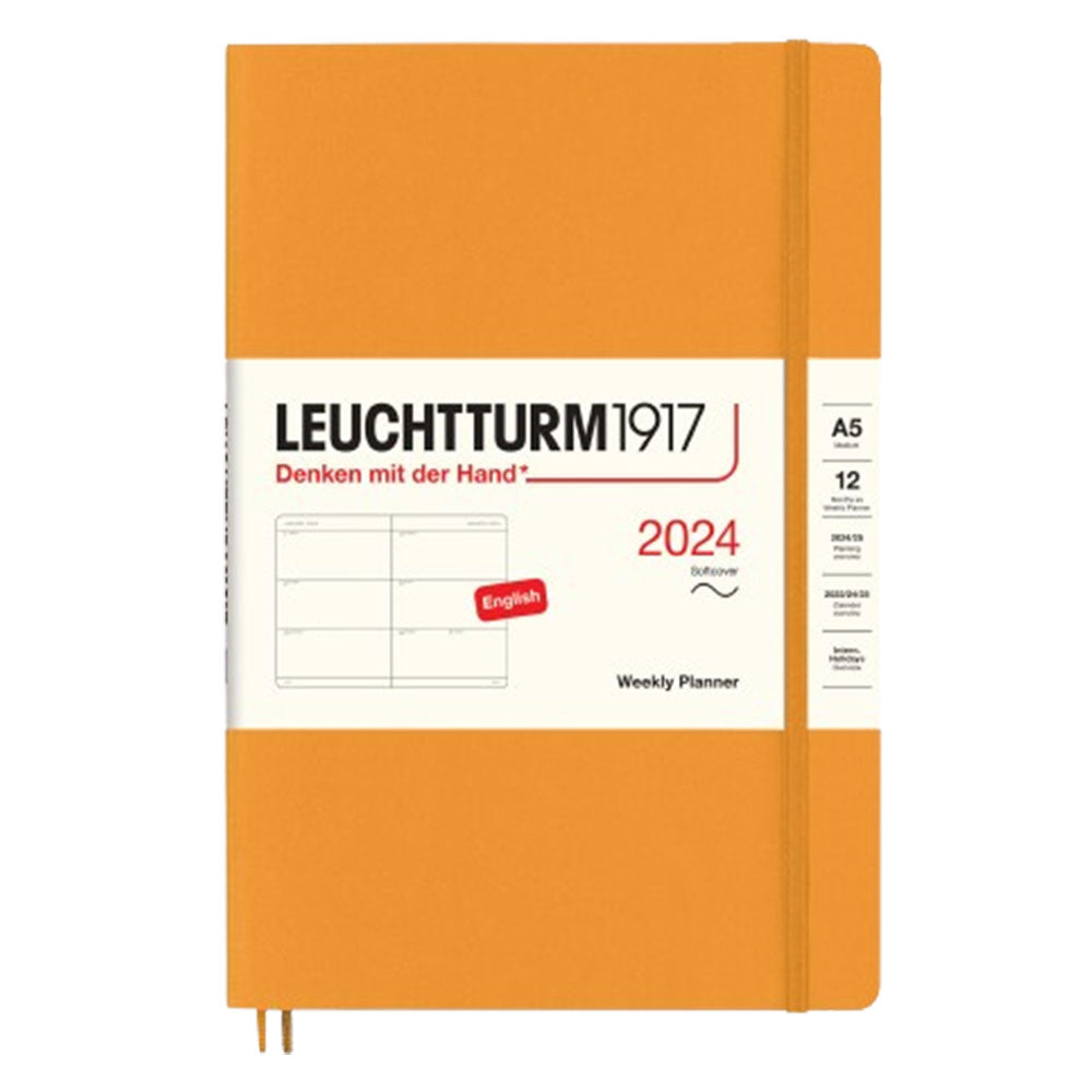 LEUCHTTURM 2024 Planificador de la semana A5 (tapa blanda)