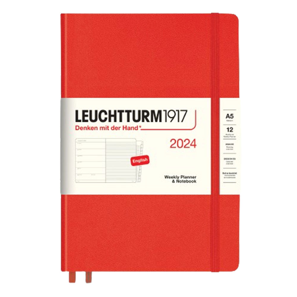 2024 A5 Uge Planner & Notebook med pjece