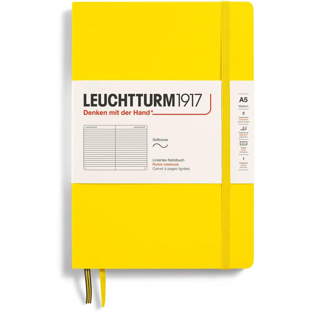 Leuchtturm Softcover styrde anteckningsbok A5