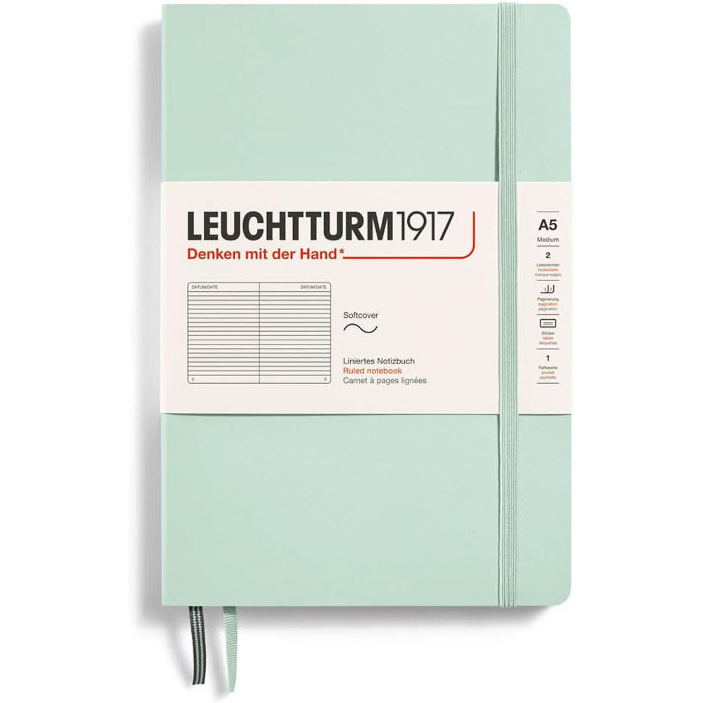 Leuchtturm Softcover styrde anteckningsbok A5