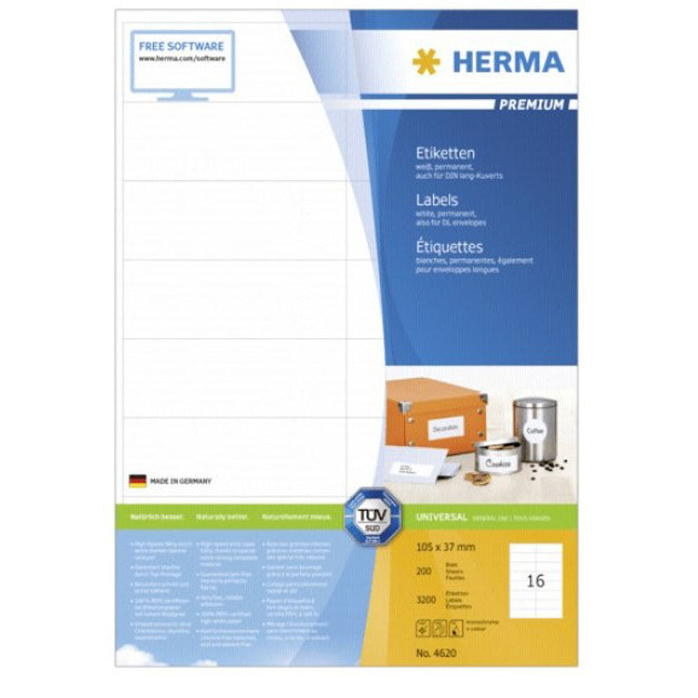 Herma Premium Etyels A4 105 mm 200pc