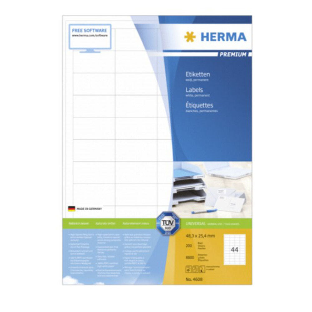 Herma Premium Labels A4 48.3mm 200pc