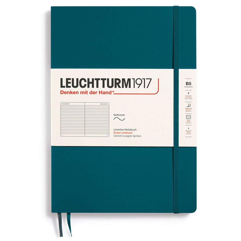 Leuchtturm SC -komposition styrede notesbog B5