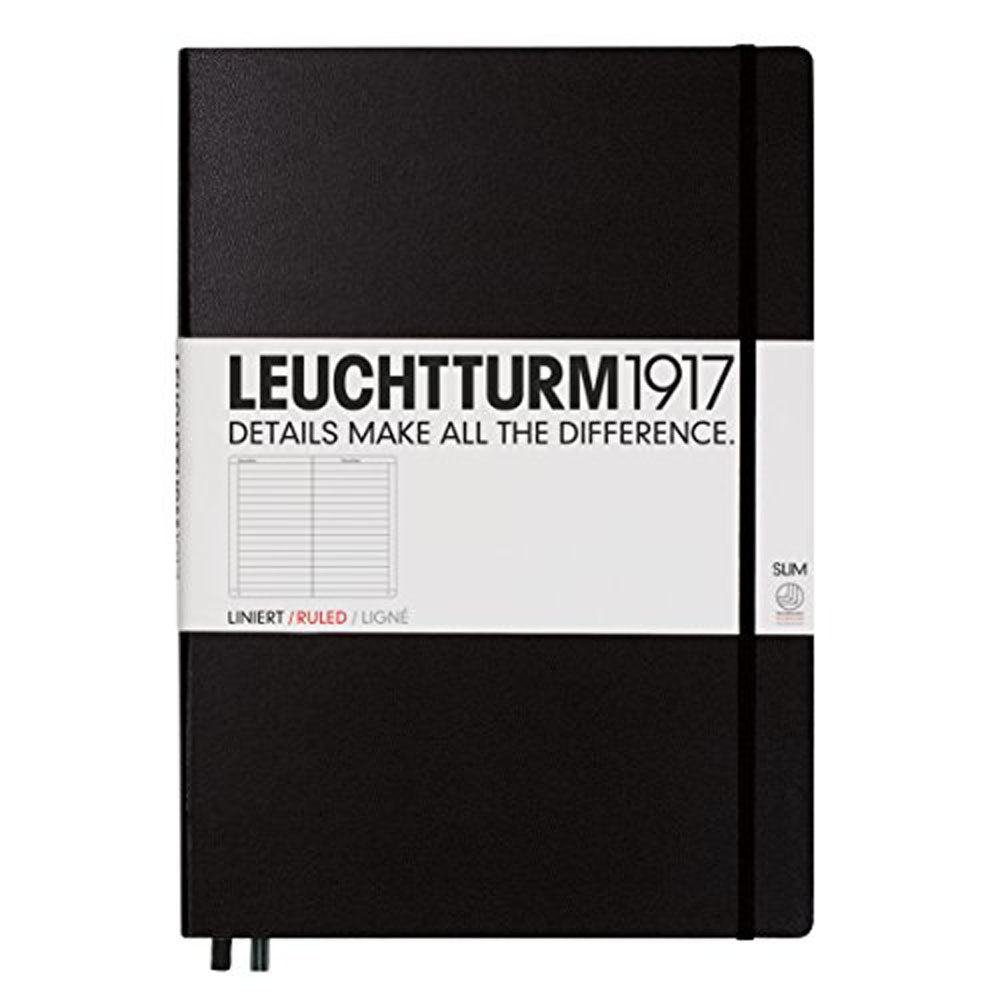 Leuchtturm HC Master styrede almindelig notebook A4+