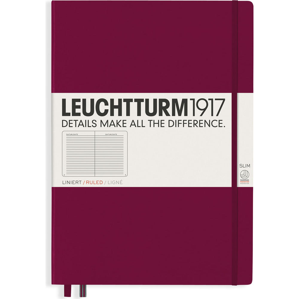 Leuchtturm HC Master rządził Plain Notebook A4+