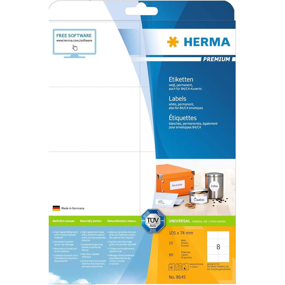 Herma Premium Etyels A4 105 mm 10pc