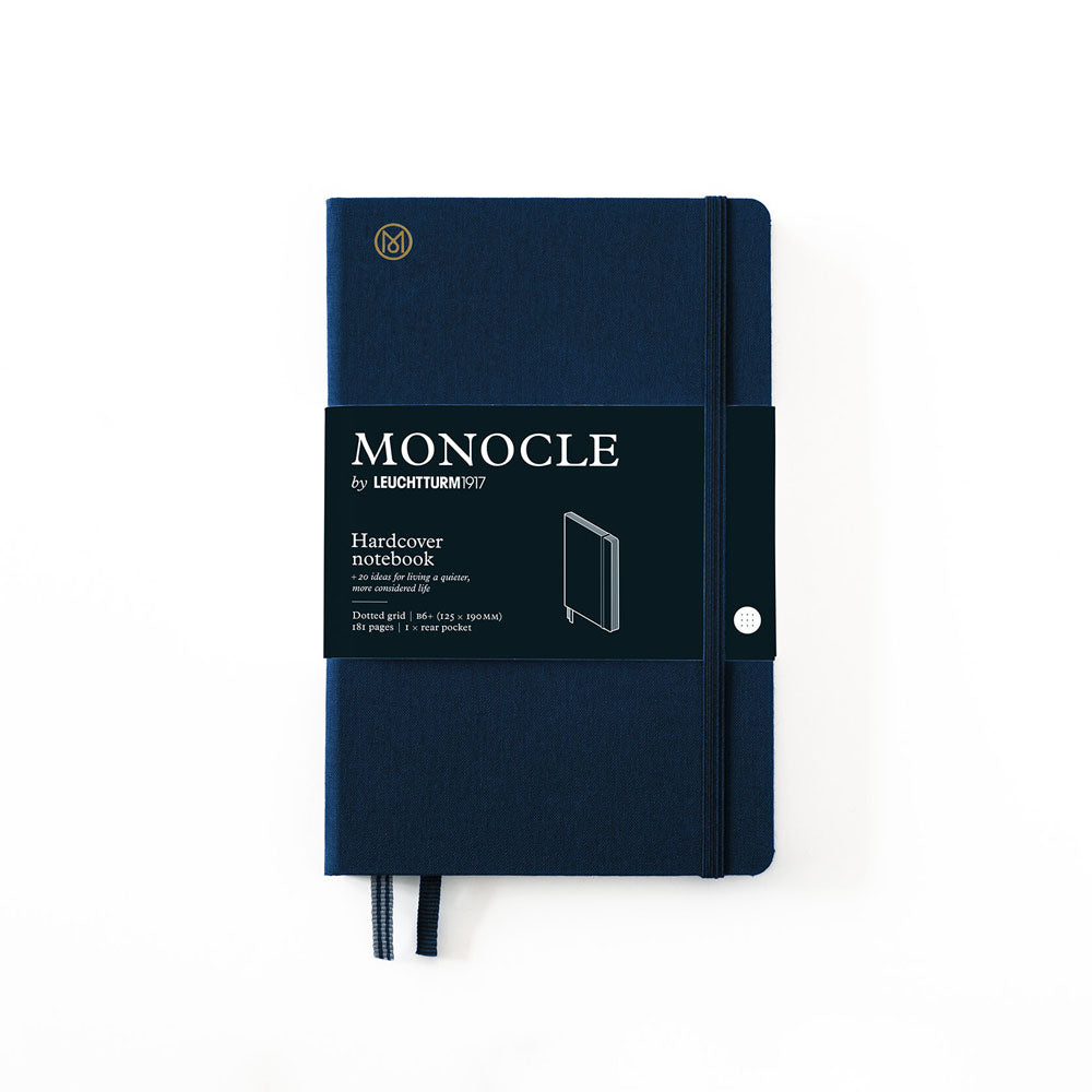 Leuchtturm Monocle Hardcover prikket notebook B6+