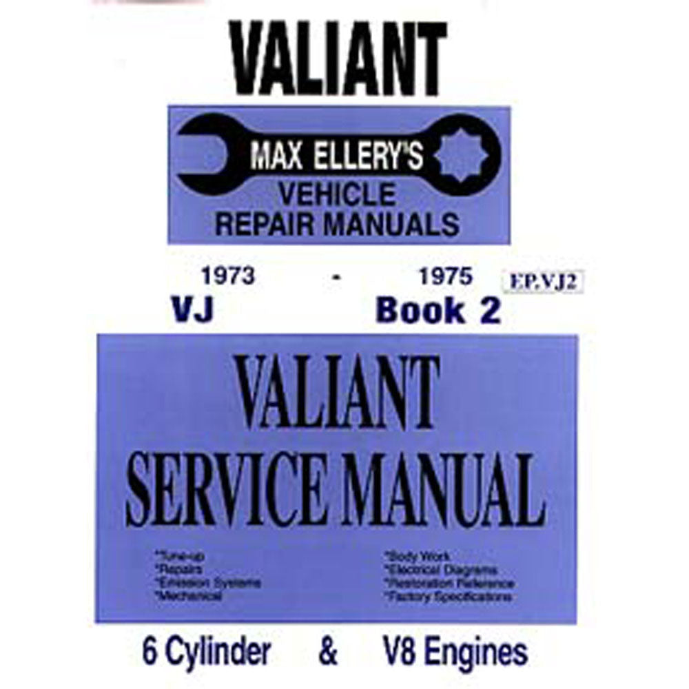 Valiant 1973-1975 VJ Series Manual