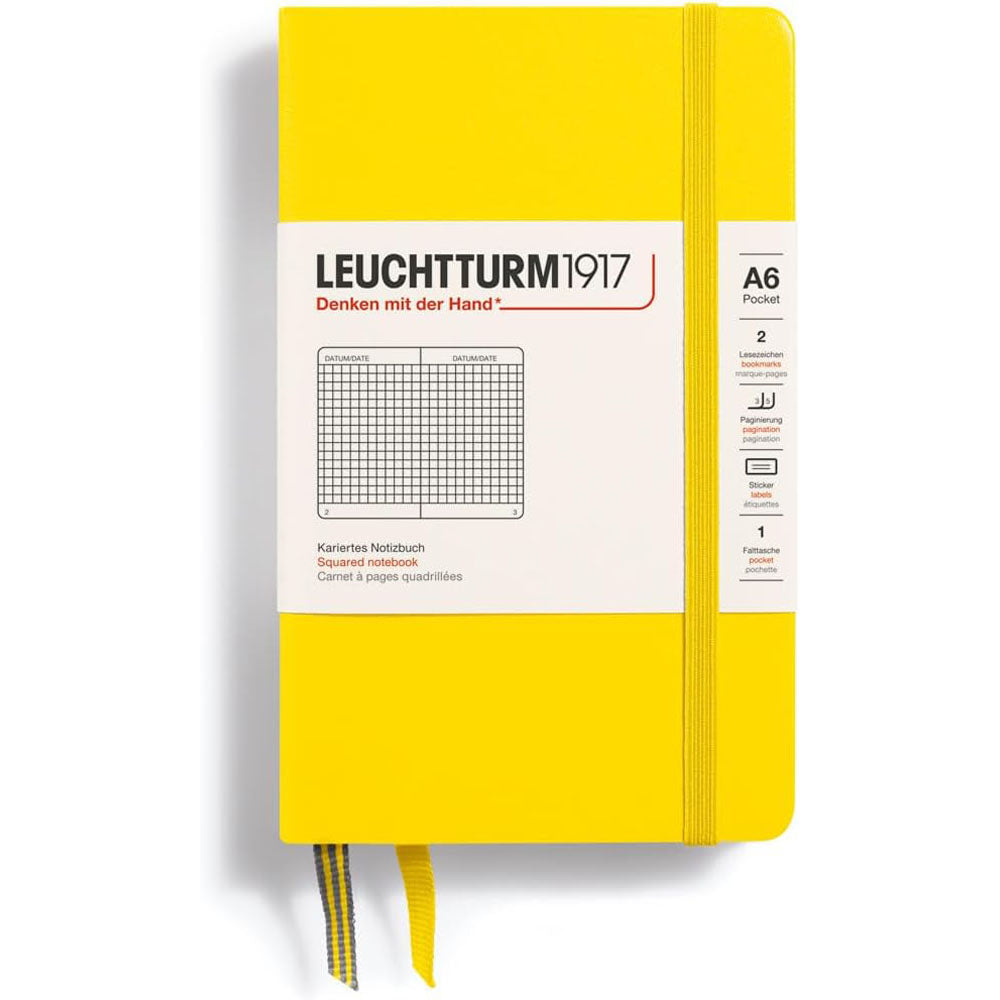 Leuchtturm Hardcover Squared Notebook A6