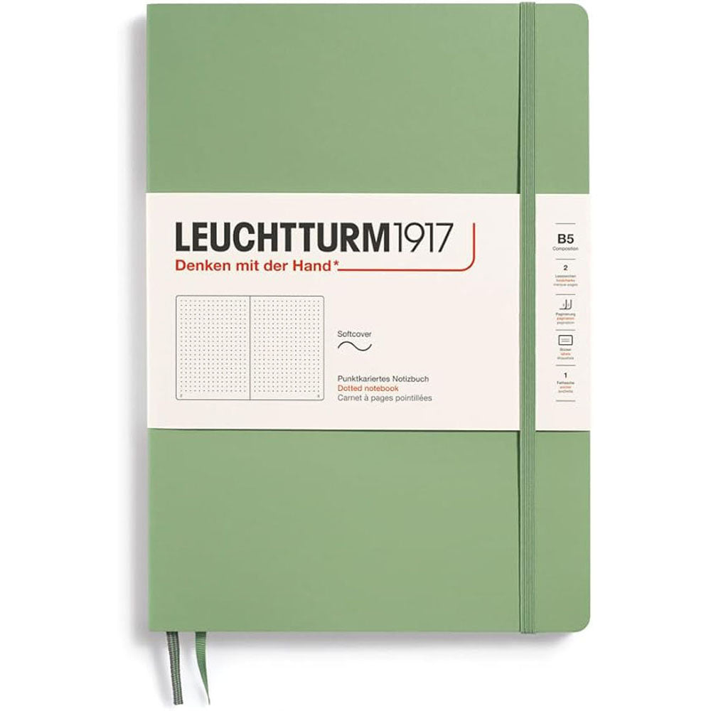 Leuchtturm SC -sammensætning prikket notebook B5