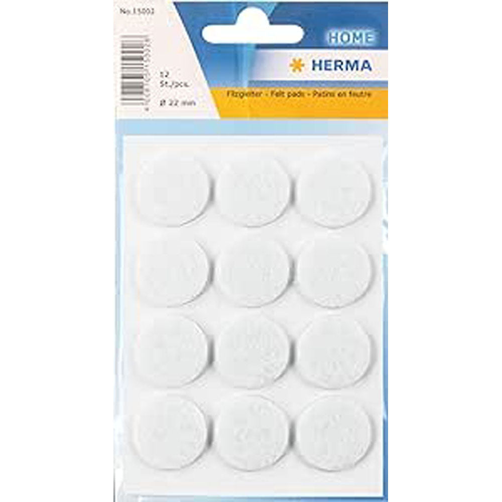 Herma Protective Felt Pads (White)