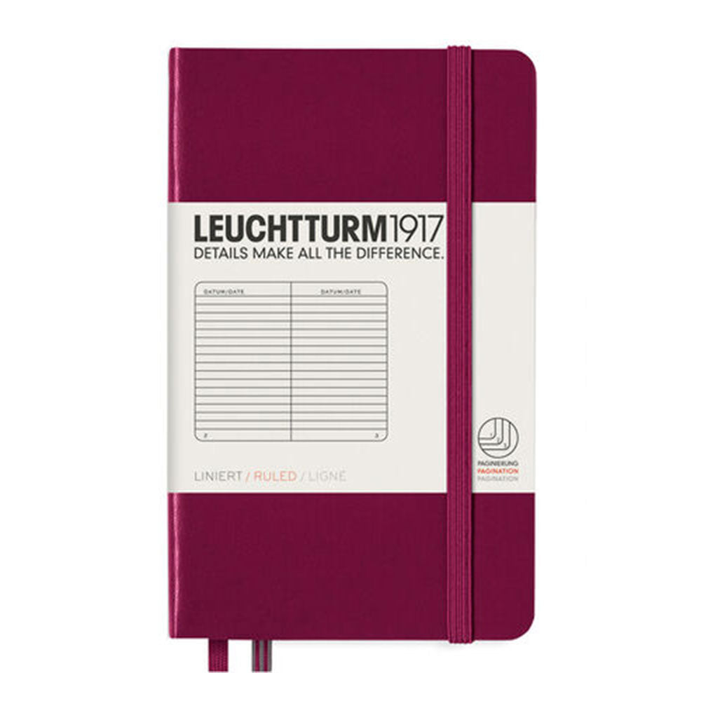 Leuchtturm Hardcover styrede notebook A6