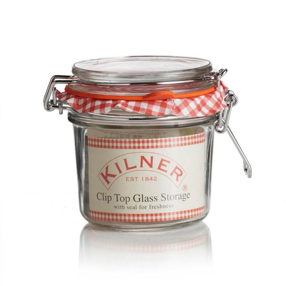 Kilner Clip Top Round Jar (Clear)