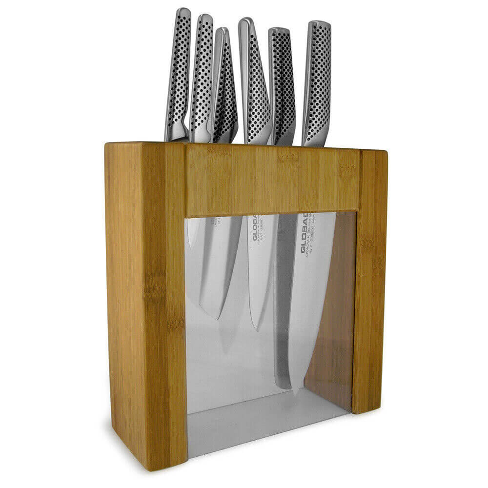 Facas globais Ikasu Knife Block Set