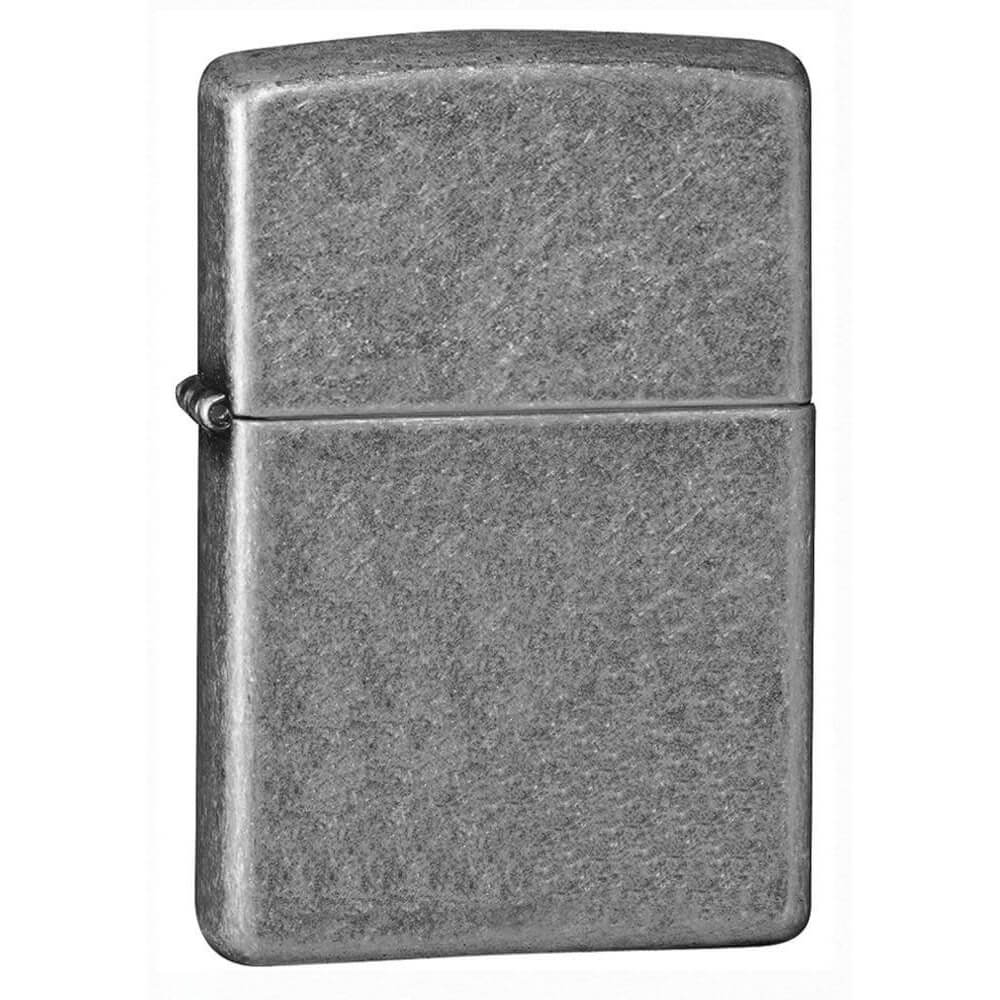 Finition de plaque en argent antique Zippo