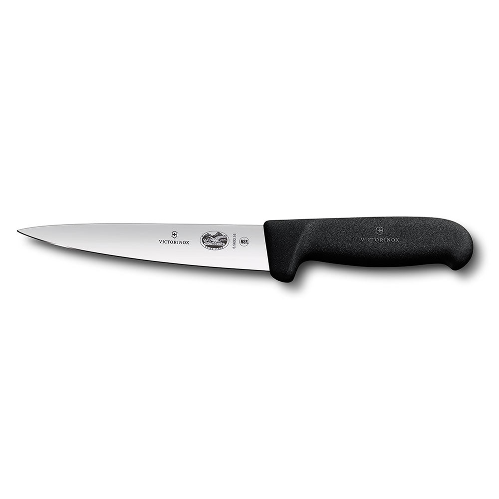 Fibrox Pointing Blade Sticking Knife (negro)