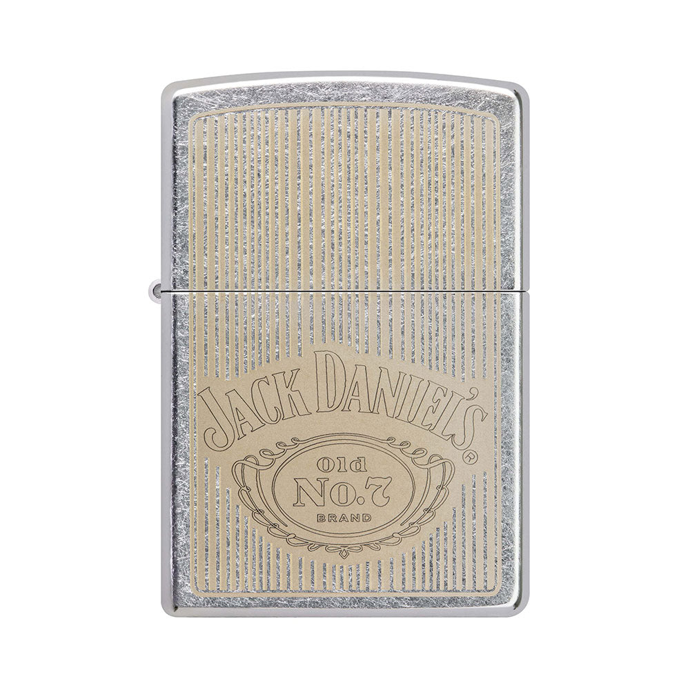 Zippo Jack Daniel's Street Chrome winddichte aansteker