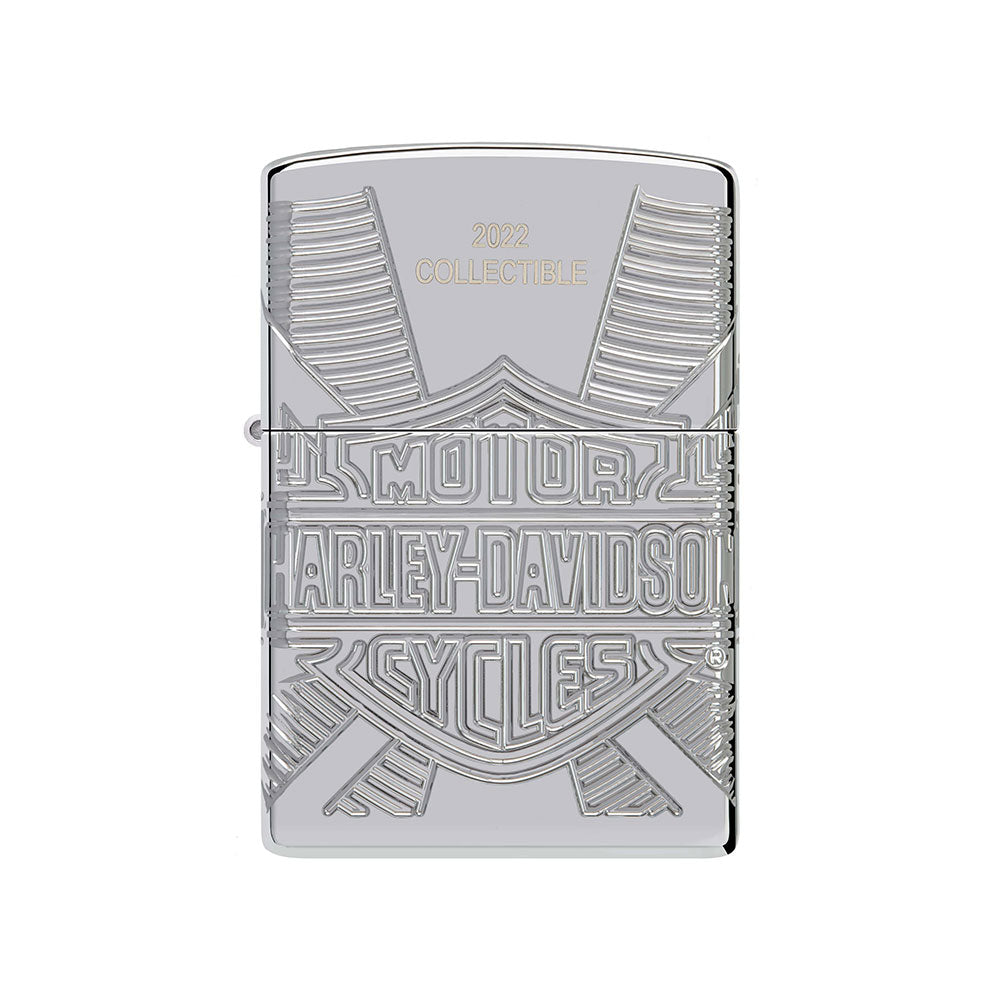 Zippo Harley Davidson vindtett lettere