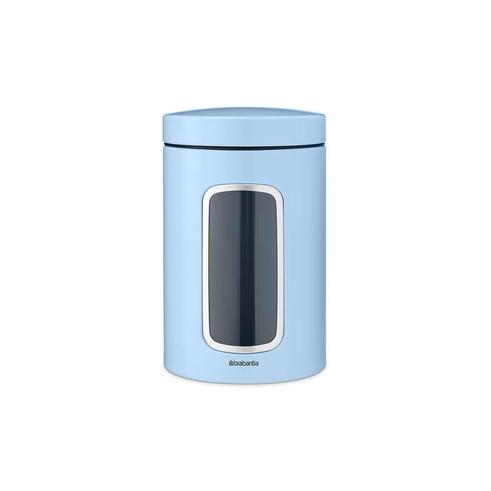 Brabantia Window Canister 1.4L (blu sognante)