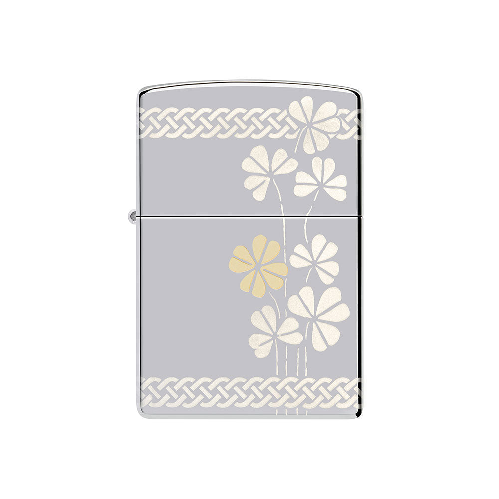 Zippo Clover Design Windproof Lighter