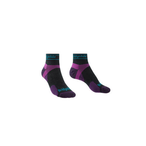 Women's Merino Sport Low Socks (Purple)