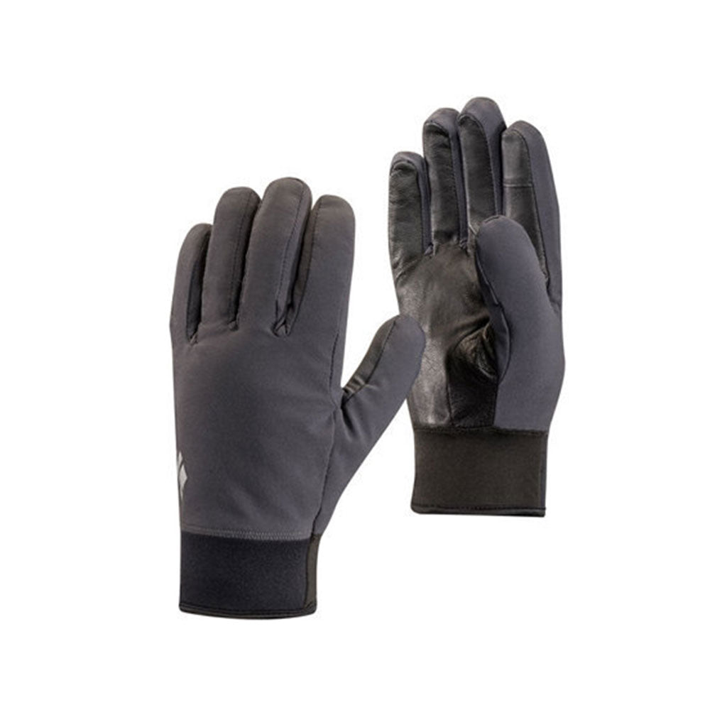 Middengewicht softshell -handschoenen (rook)