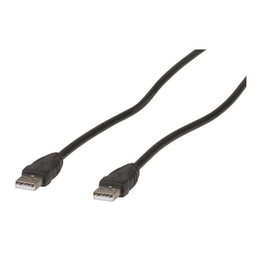 USB 2.0 Type-A-plug om kabel 1 van de kabel te sluiten