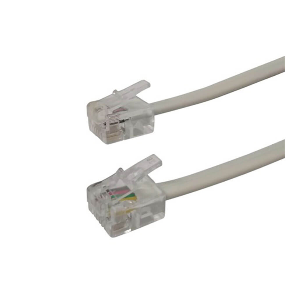 RJ12 6-poliges 4-Leiter-Stecker-Stecker-Kabel