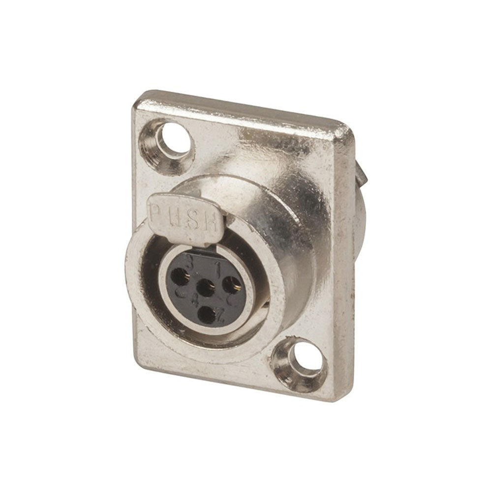 Chasis vrouwelijke mini XLR -stijl connector