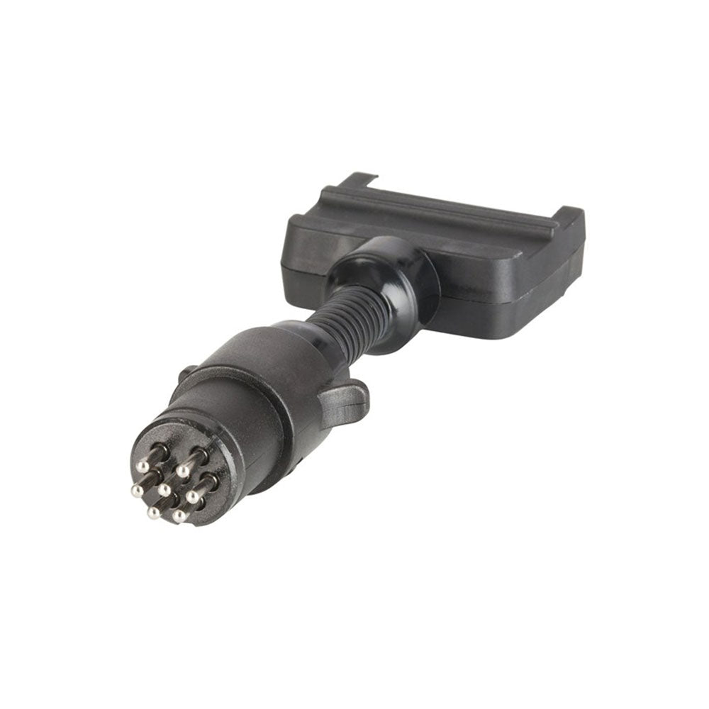 Trailer -adapter 7 pin platte plug tot ronde aansluiting