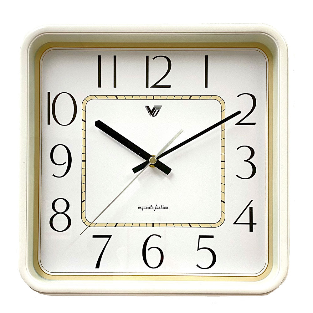 Reloj de pared cuadrada premium