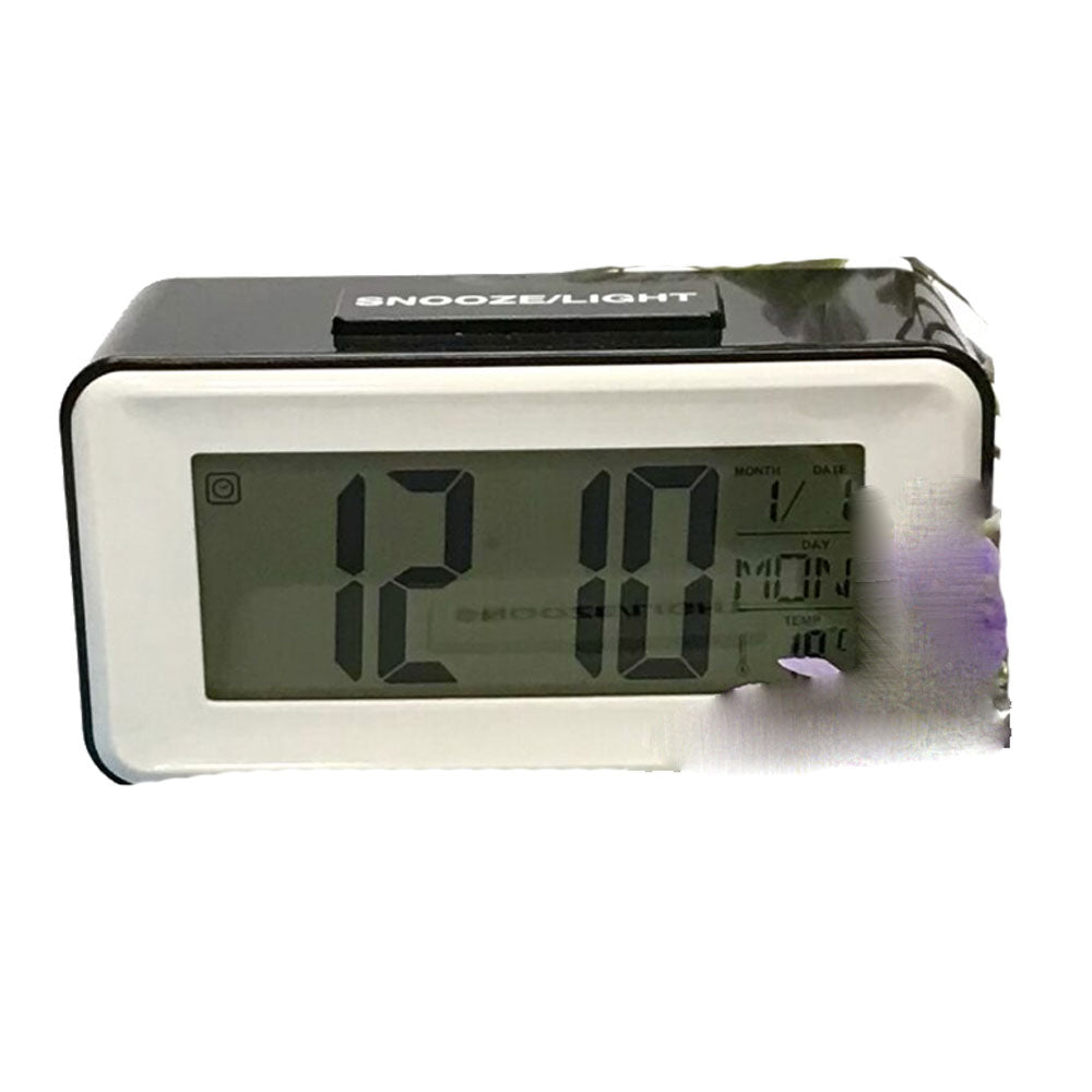 Pequeño reloj digital de luz de detección de sonido