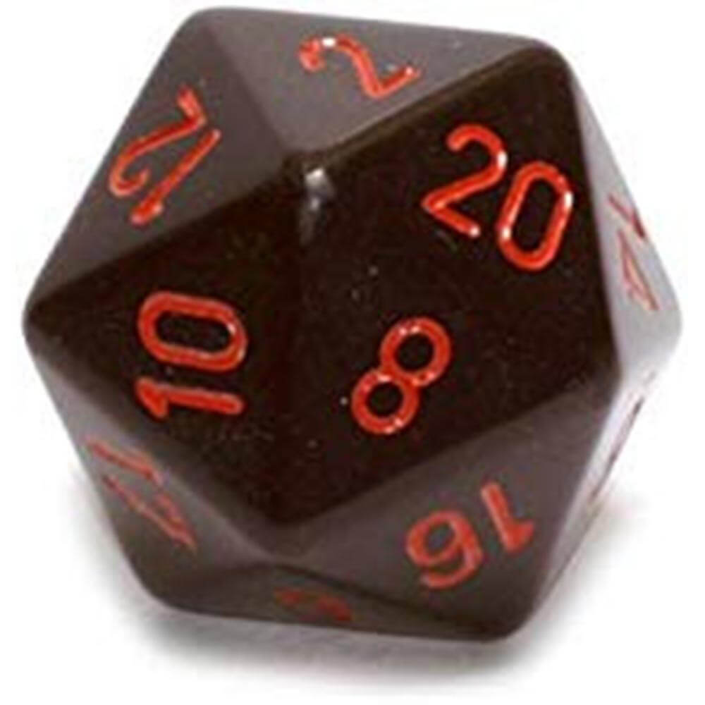  D20 Würfel undurchsichtig (34 mm)