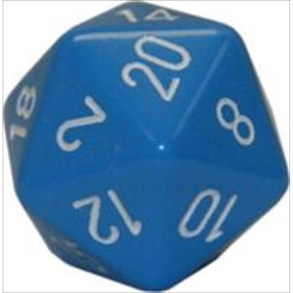 D20 terninger ugjennomsiktig (34 mm)