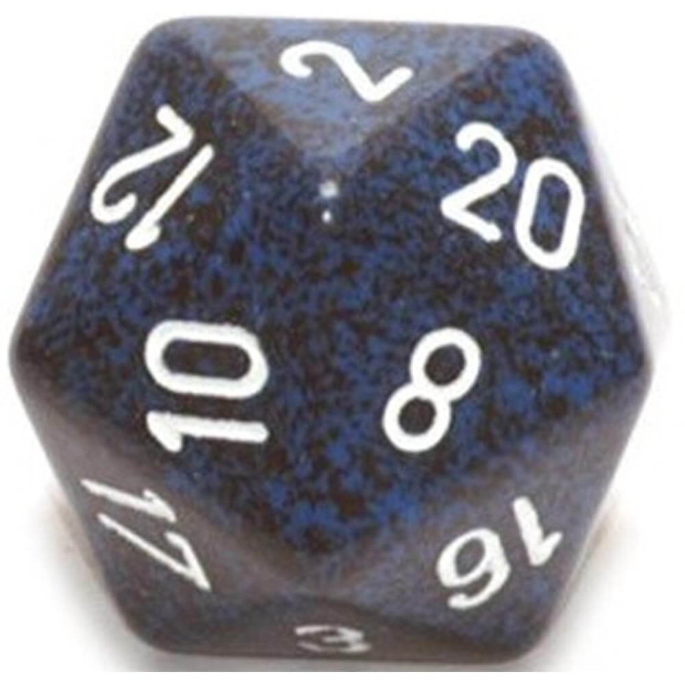  D20 Würfel gesprenkelt (34mm)