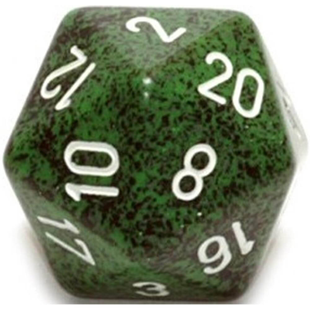 D20 Dice Speckled (34 mm)