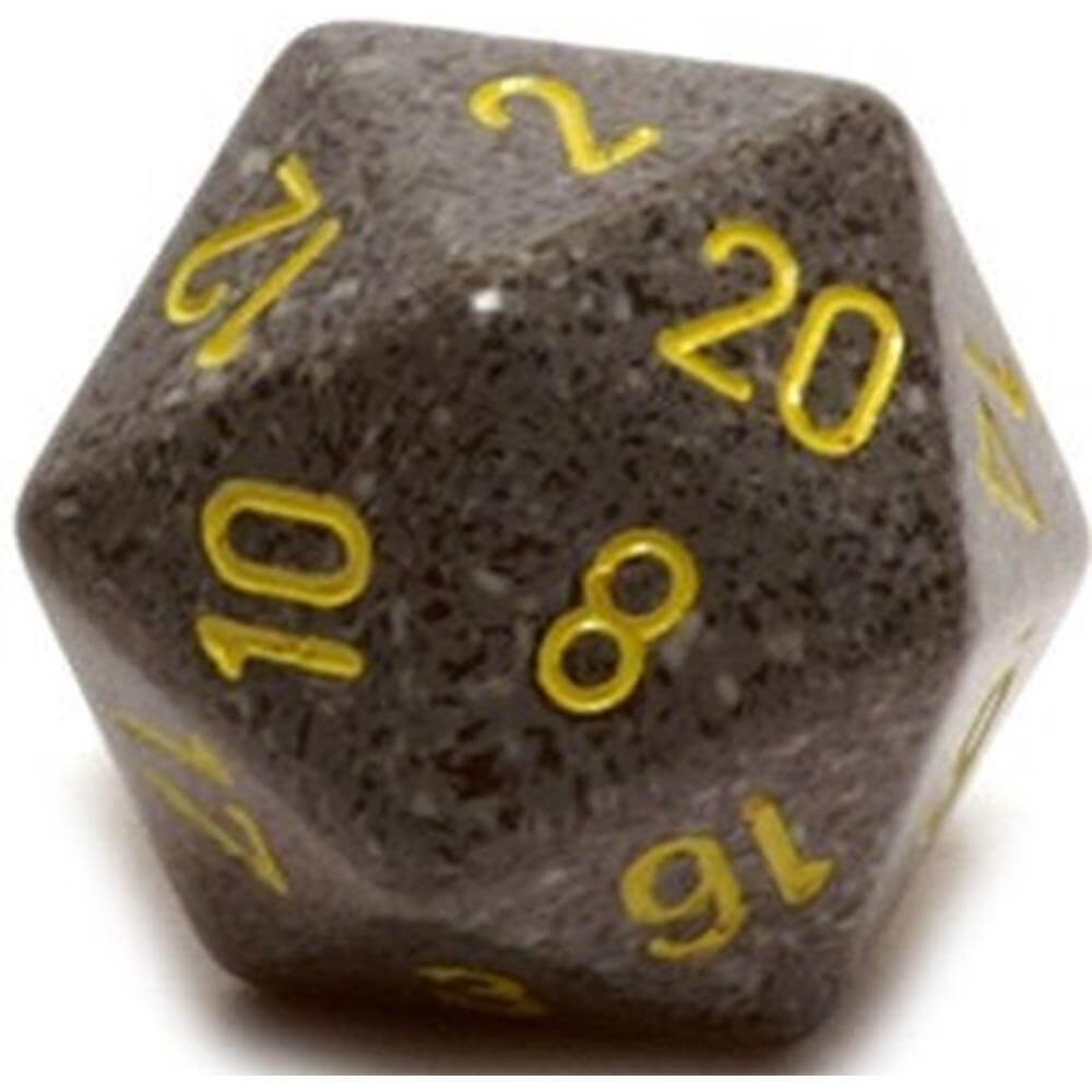 D20 terninger plettet (34 mm)