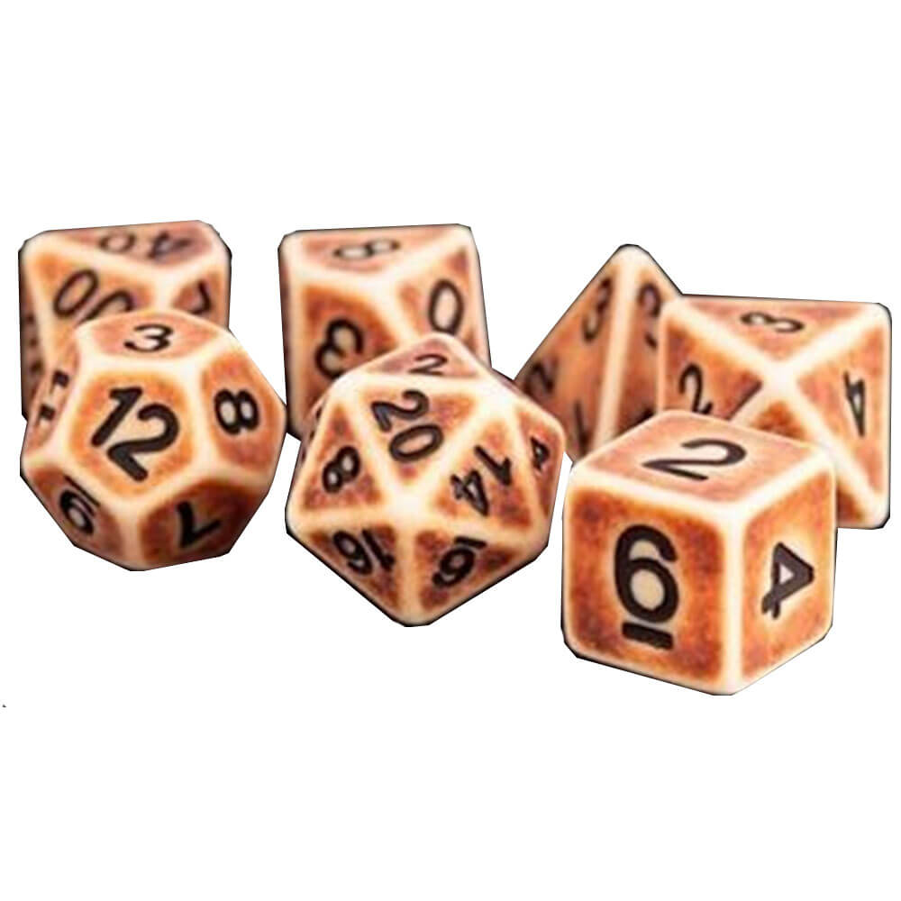 MDG Polyedral Resin Dice Set