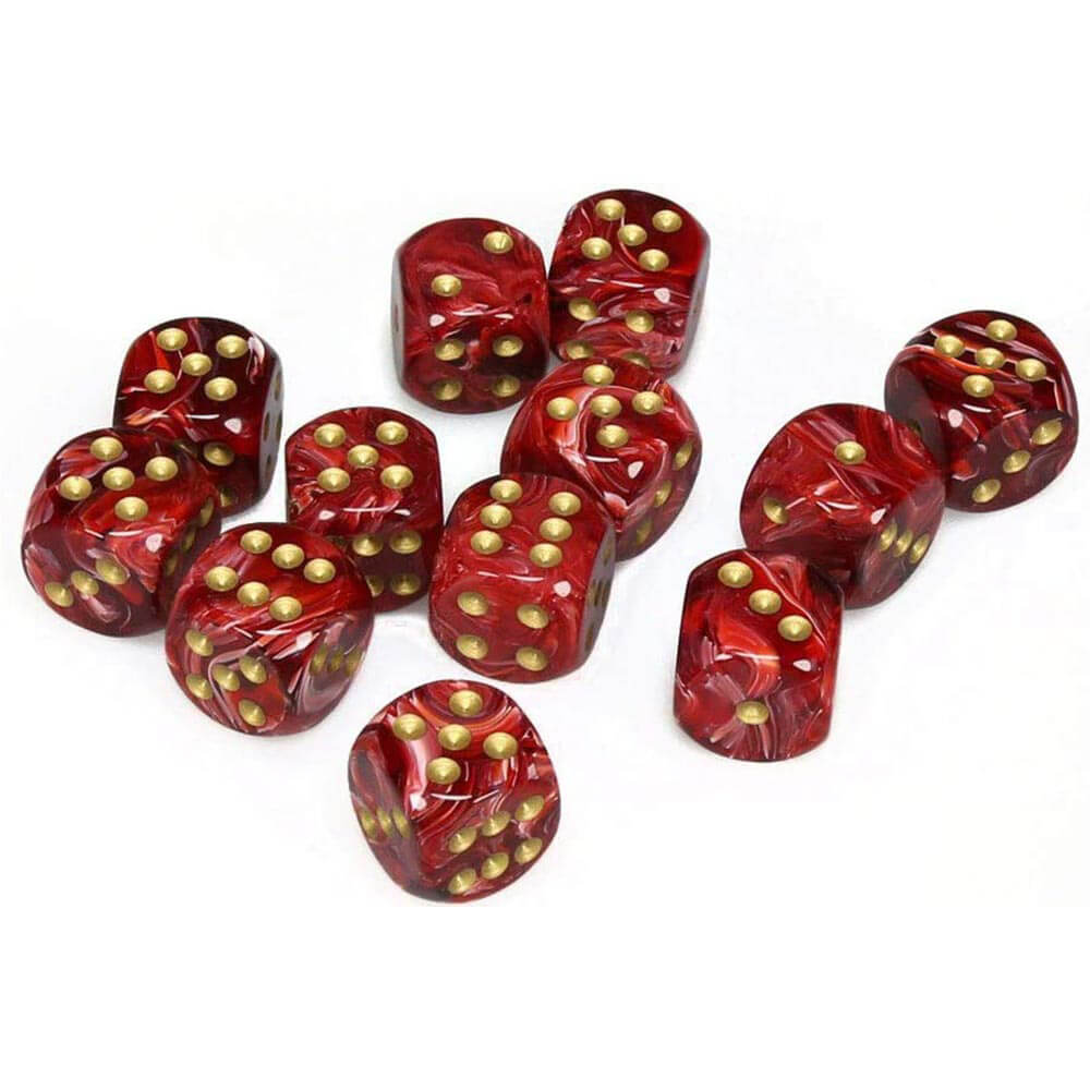 D6 DICE VORTEX 16mm (12 DICE)