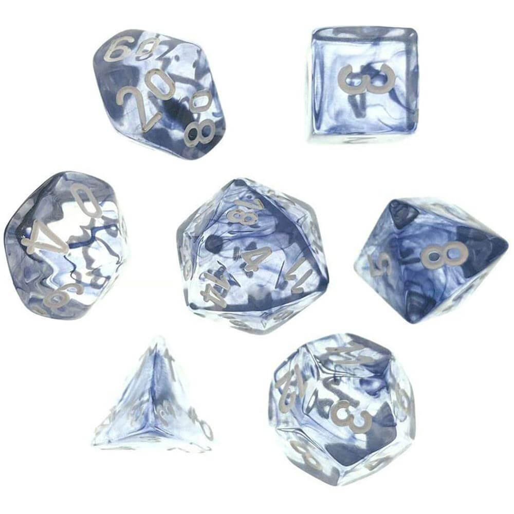 D7 Die Set Dice Nebula Polyedral (7 dobbelstenen)