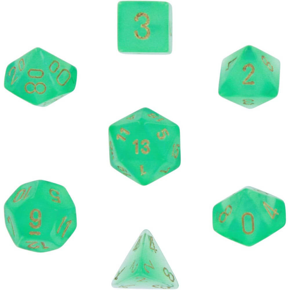 D7 Die Set Dice Borealis poly (7 dés)