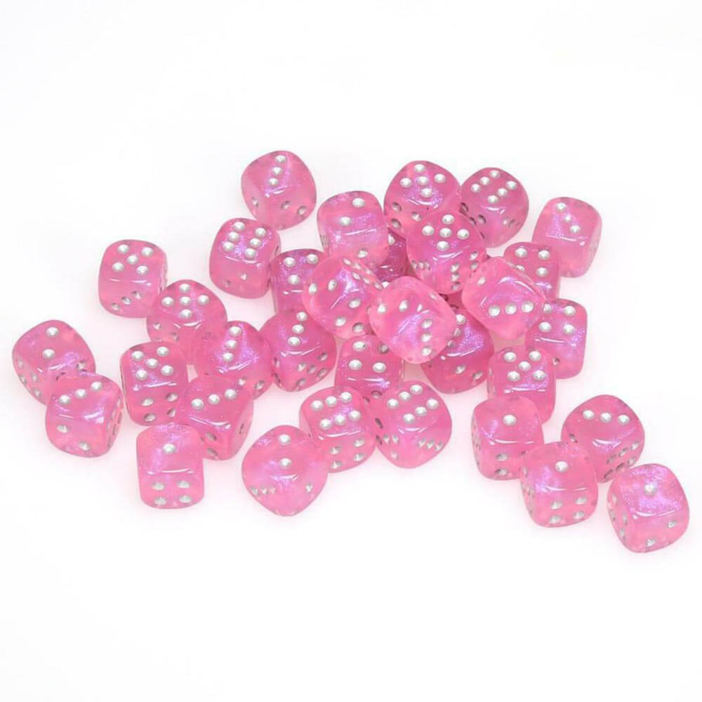 D6 terninger borealis 12mm (36 terninger)