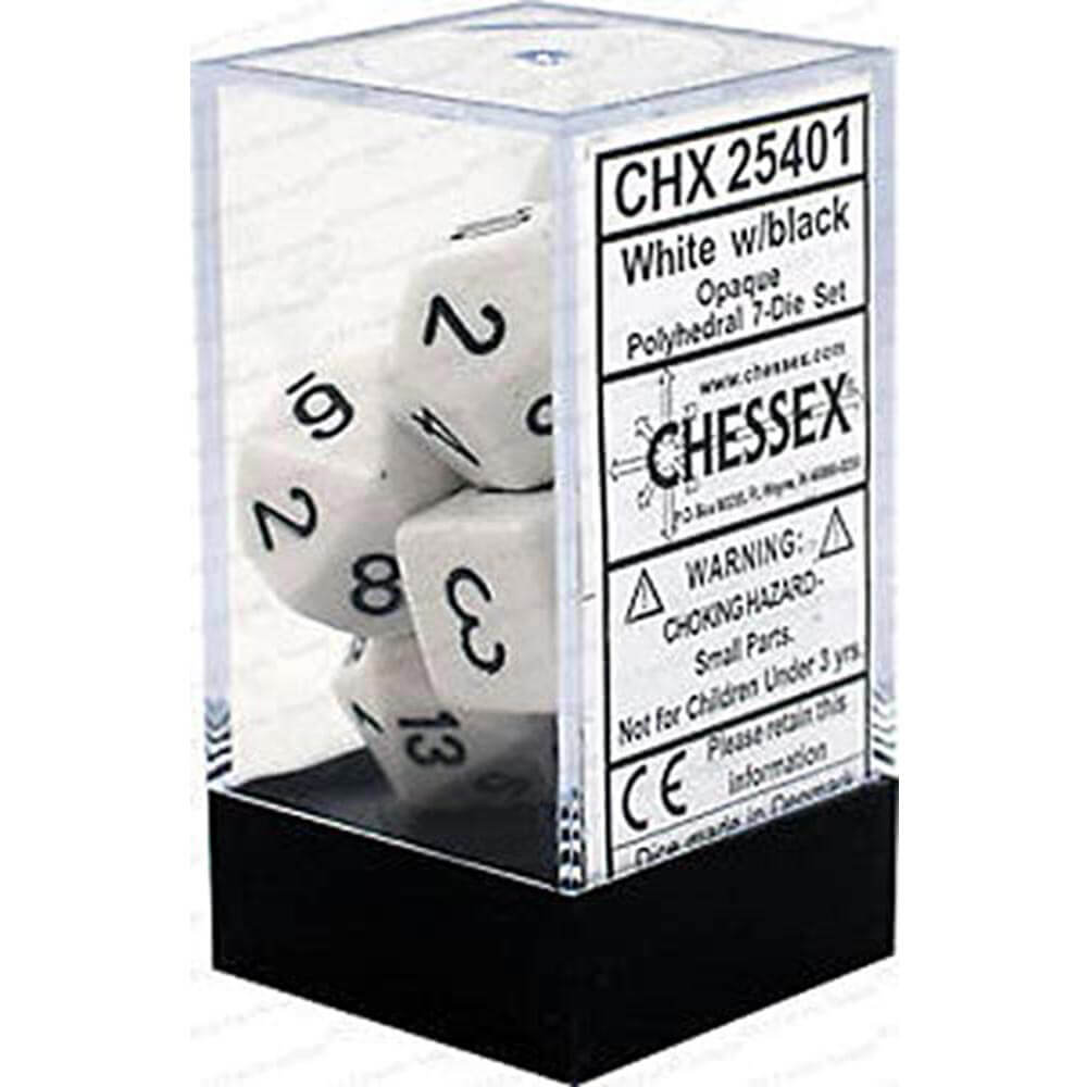 D7 Die Set Dice Opque Opque Polyh (7 dados)